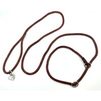 Výstavné vodítko PROFI 150cm 6mm čokoládová SO STOPOM